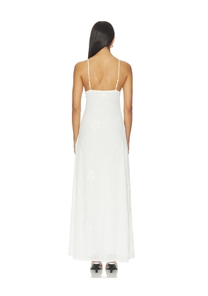 superdown Xanthia Embellished Maxi Dress in White. Size XXS. Also in L, M, S, XL, XS.