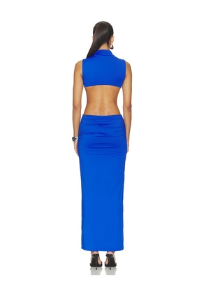 superdown Chana Cut Out Maxi Dress in Royal. Size XXS. Also in L, M, S, XL, XS.
