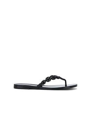 Tory Burch Gemini Link Jelly Flip Flop in Black. Size 9. Also in 8.