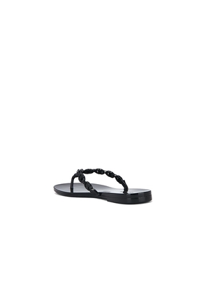 Tory Burch Gemini Link Jelly Flip Flop in Black. Size 9. Also in 7, 8, 10.