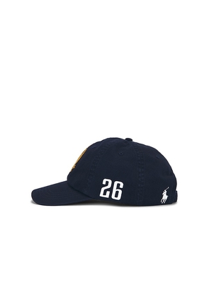 Polo Ralph Lauren Classic Twill USA Sport Cap in Navy.