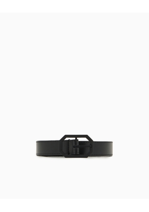 Smooth leather belt