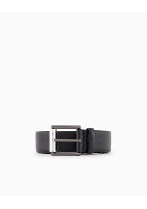 Tumbled-leather belt