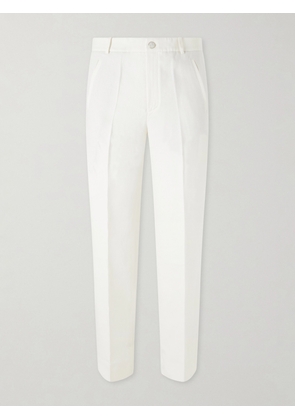 God's True Cashmere - Straight-Leg Linen-Twill Trousers - Men - White - S