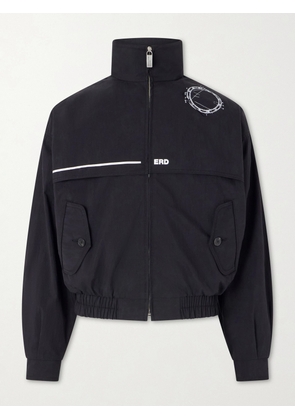 Enfants Riches Déprimés - Serge Logo-Printed Shell Jacket - Men - Black - S