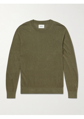 NN07 - Ted 60058 Linen Sweater - Men - Green - S