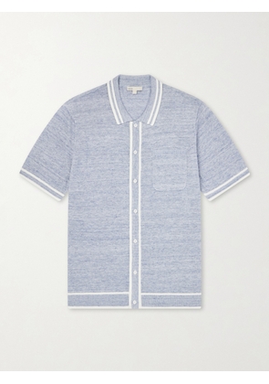 Onia - Linen Shirt - Men - Blue - S