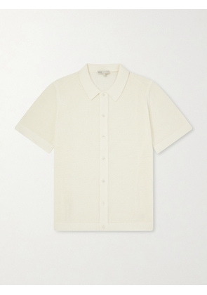 Onia - Crocheted Cotton Shirt - Men - Neutrals - S
