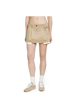 Chino Mini Skirt
