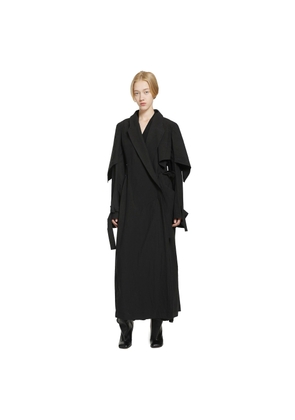 Draped Trench Coat