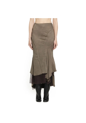 Layered Silk Skirt