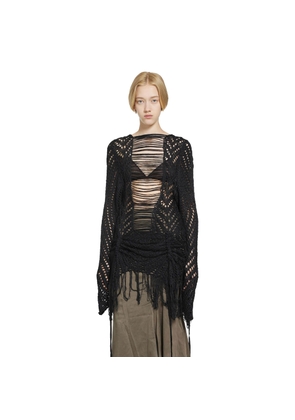 Crochet Silk Knit Sweater