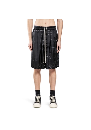 Temple Boxers in Printed Cupro Twill
