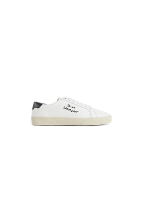 Court classic sl/06 embroidered leather sneakers