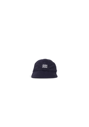 Denim baseball cap