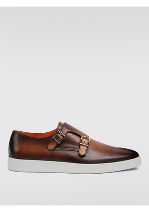 SANTONI Brogue Shoes Men color Brown