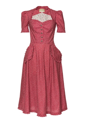 Lena Hoschek Aloisia Printed Cotton Dress - Moda Operandi