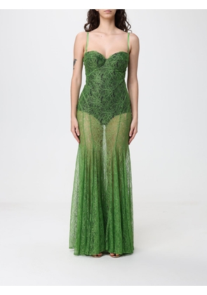 ELISABETTA FRANCHI Dress Woman color Green