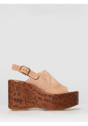 CHLOÉ Heeled Sandal Woman color Pink