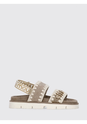MOU Heeled Sandal Woman color Grey
