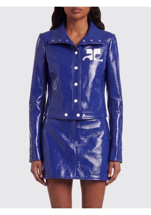 COURRÈGES Jacket Woman color Blue