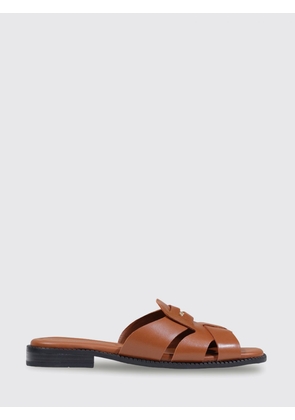 TOMMY HILFIGER Heeled Sandal Woman color Leather