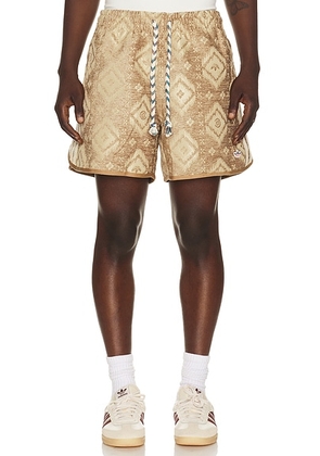 Adidas Originals x Clot By Edison Chen Ikat Sprinter Short in Beige - Beige. Size M (also in S, L, XL/1X, XXL/2X).