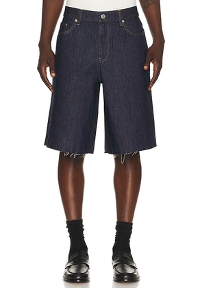 Helmut Lang Jean Short in Rinsed Indigo - Blue. Size 32 (also in 33, 34, 36).