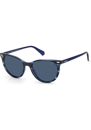 Polaroid Polarized Blue Cat Eye Ladies Sunglasses PLD 4107/S 0JBW/C3 52