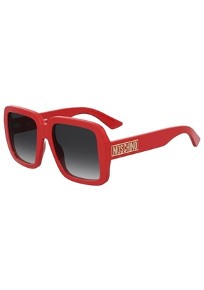 Moschino Grey Shaded Square Ladies Sunglasses MOS180/S 0C9A/9O 55