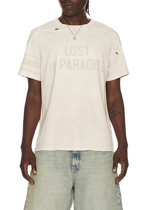 MISBHV Lost in Paradise T-Shirt in Sand - Beige. Size S (also in M, L, XL/1X).