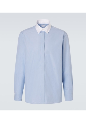 Bottega Veneta Pinstripe cotton poplin shirt