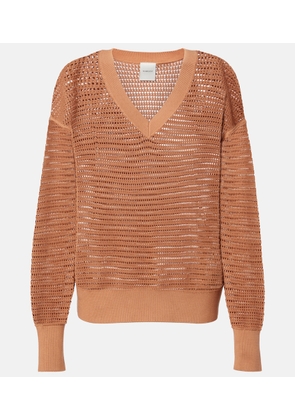Varley Gaia open-knit cotton sweater