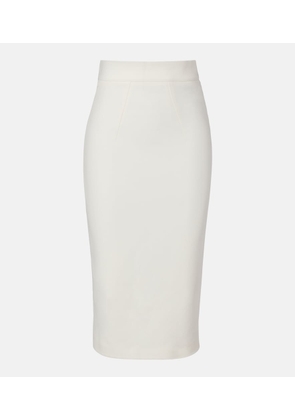 Safiyaa Hokuku crepe pencil skirt