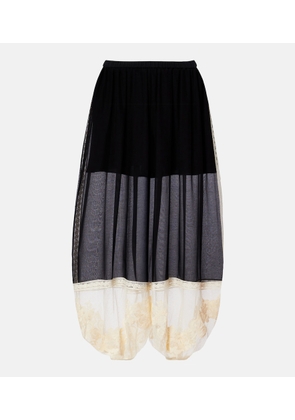 Zimmermann Roselight cotton and silk balloon pants
