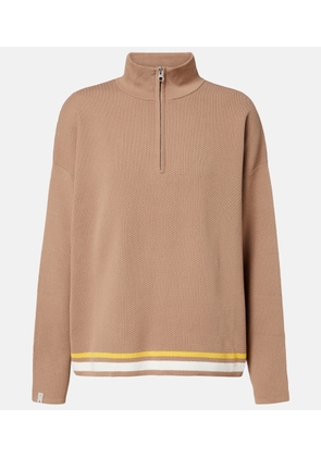 The Upside Veneto Carter knitted half-zip sweater