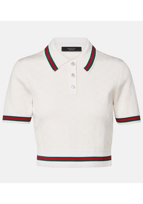 Gucci GG jacquard polo shirt