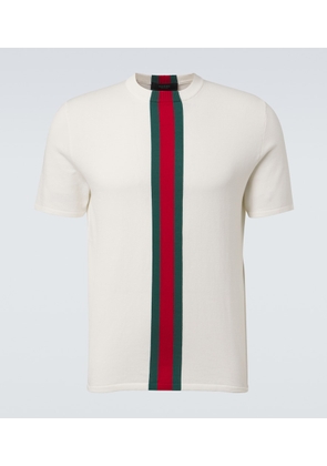 Gucci Web Stripe cotton T-shirt
