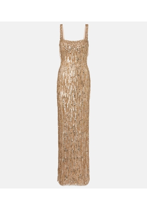 Jenny Packham Fleur sequined gown