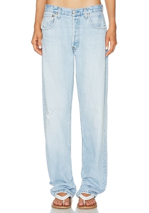 Aligrace Tomboy Straight Leg Jeans in Light - Blue. Size 29 (also in ).