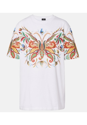 Etro Printed cotton jersey T-shirt
