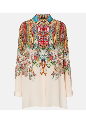 Etro Printed silk shirt