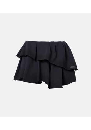 Acne Studios Cotton-blend miniskirt