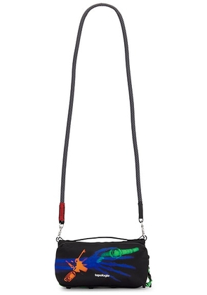 Pleasures x Topologie Sacoche Medium Bag in Black - Black. Size all.