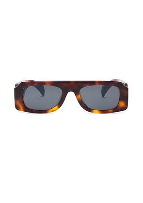 Oliver Peoples x Jil Sander Rectangle Sunglasses in Havana - Brown. Size all.