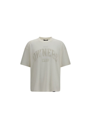 Represent White Cotton T-Shirt - L