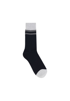 Brunello Cucinelli Black Cotton Socks - L