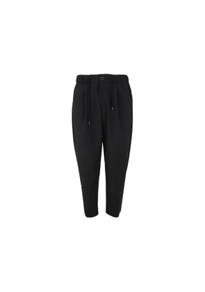 Herno Black Polyester Casual Pants - L