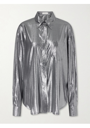 Giuliva Heritage - Carmen Satin Shirt - Silver - IT36,IT38,IT40,IT42,IT44,IT46
