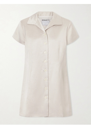 BERNADETTE - York Dupioni Dress - Neutrals - FR 32,FR 34,FR 36,FR 38,FR 40,FR 42,FR 44